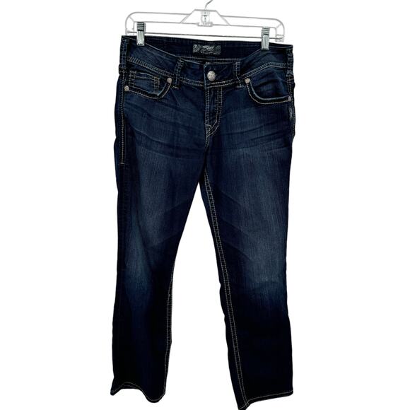 Silver Suki Capri Jeans Women's SZ 29 Blue Everyday Comfort Weekend Y2K Cropped - Picture 1 of 10